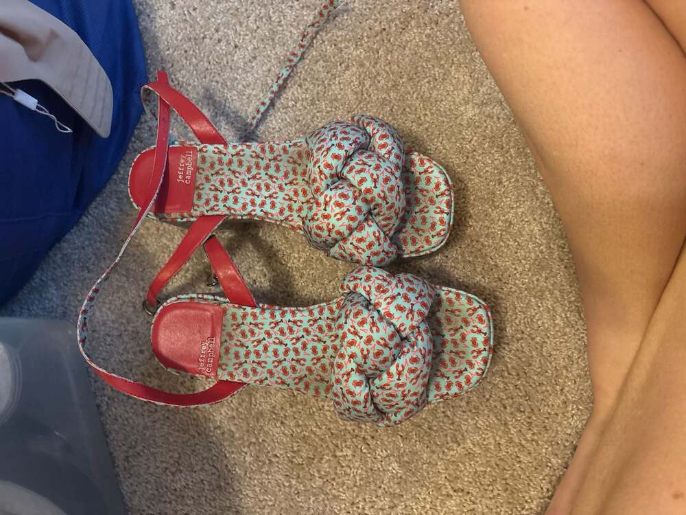 Jeffrey Campbell Lobster Braided Platform Sandals
